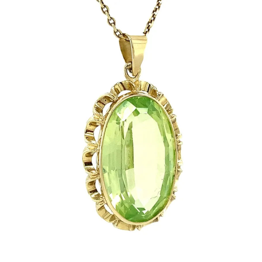gold_pendant_with_green_s_2-5.webp Gold pendant with green spinel 14 krt>Vintage Jewellery Discount