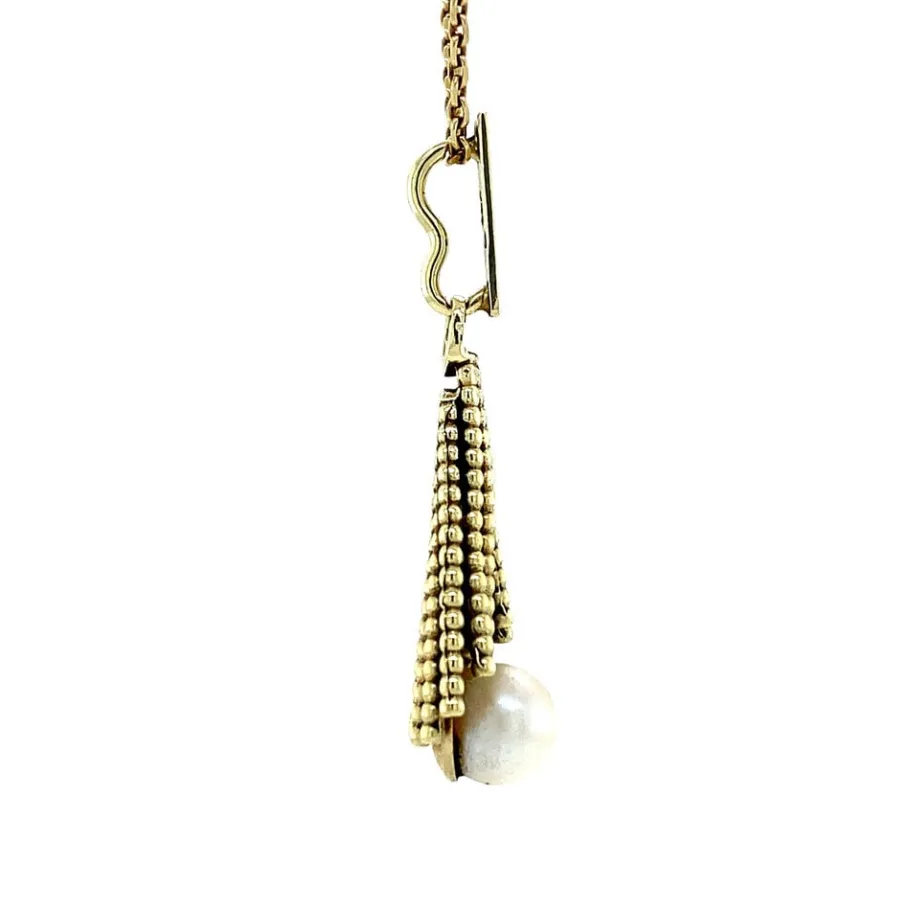 gold_pendant_with_pearl___3.webp Gold pendant with pearl 14 krt>Vintage Jewellery Outlet