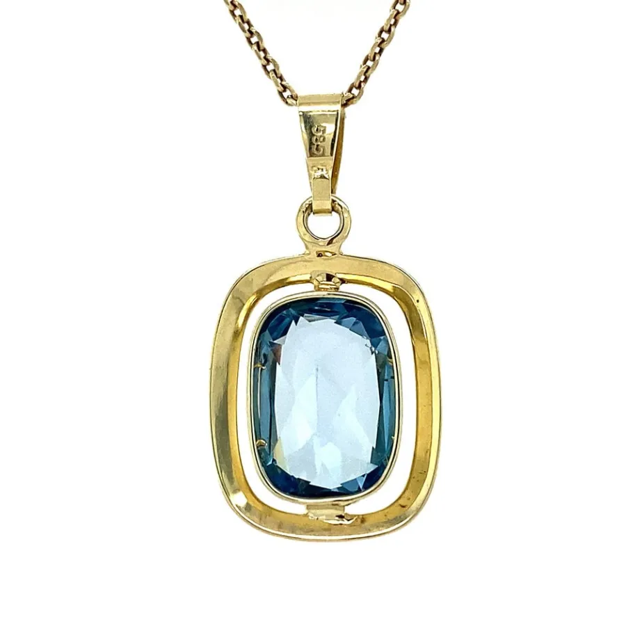gold_pendant_with_spinel__4-3.webp Gold pendant with spinel 14 krt>Vintage Jewellery New