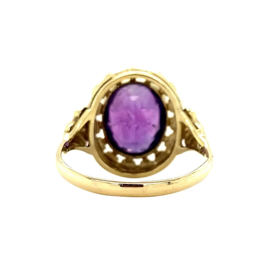 gold_ring_with_amethyst___4-1.webp Gold ring with amethyst 14 krt>Vintage Jewellery Hot