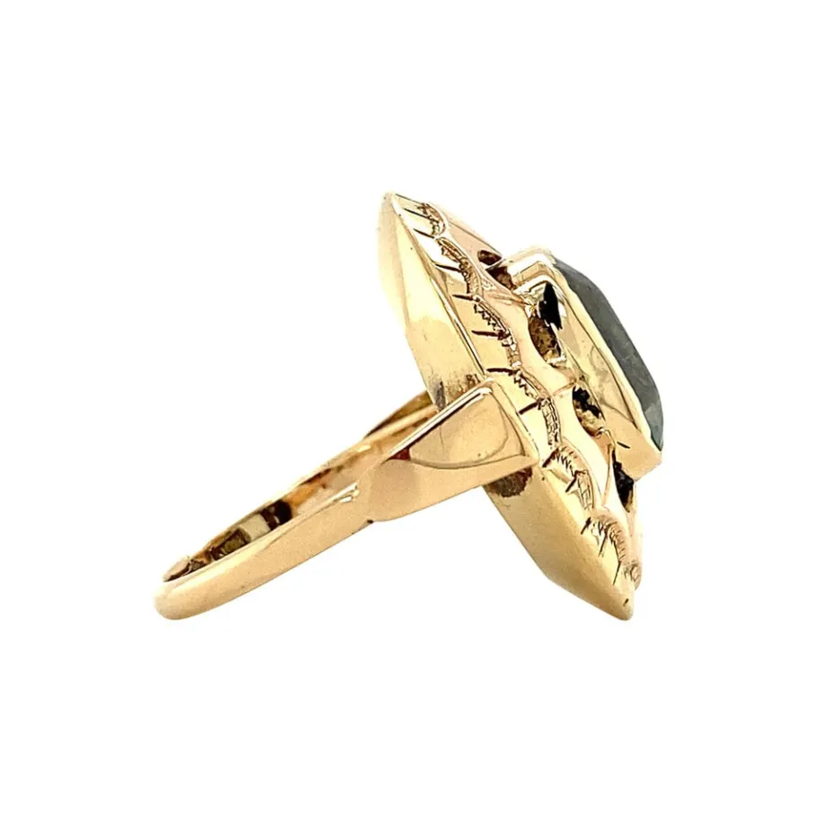 gold_ring_with_aquamarine_3-2.webp Gold ring with aquamarine 14 krt>Vintage Jewellery New