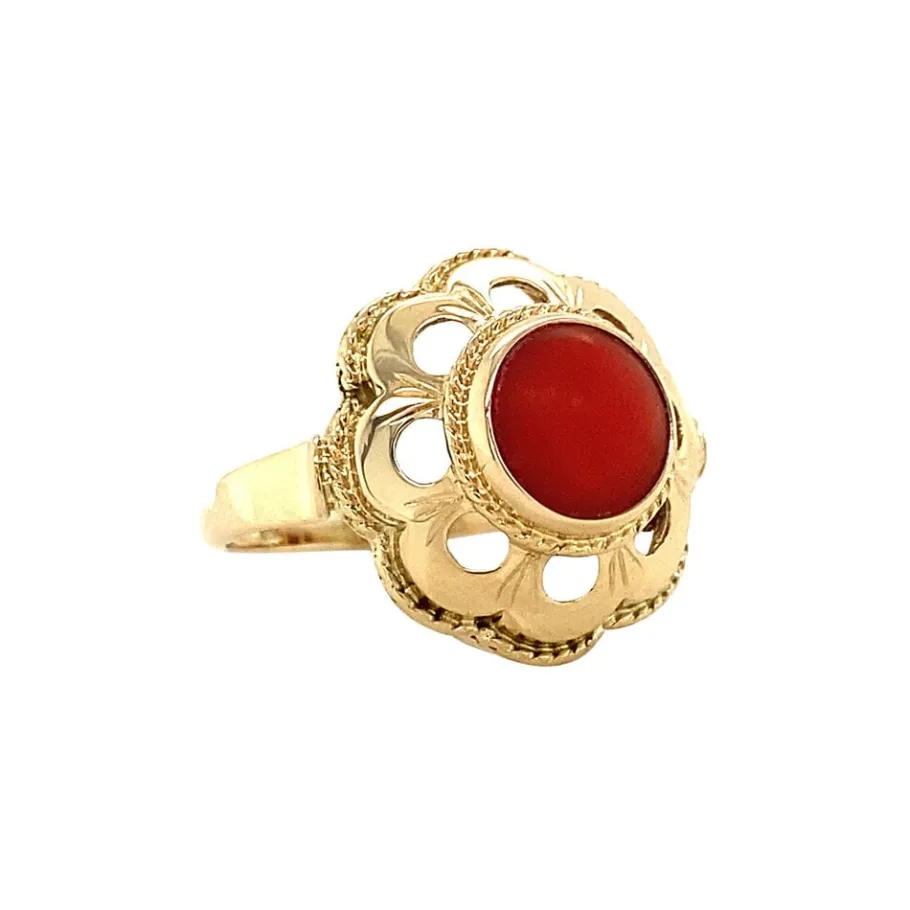 gold_ring_with_blood_cora_2-15.webp Gold ring with blood coral 14 krt>Vintage Jewellery Hot
