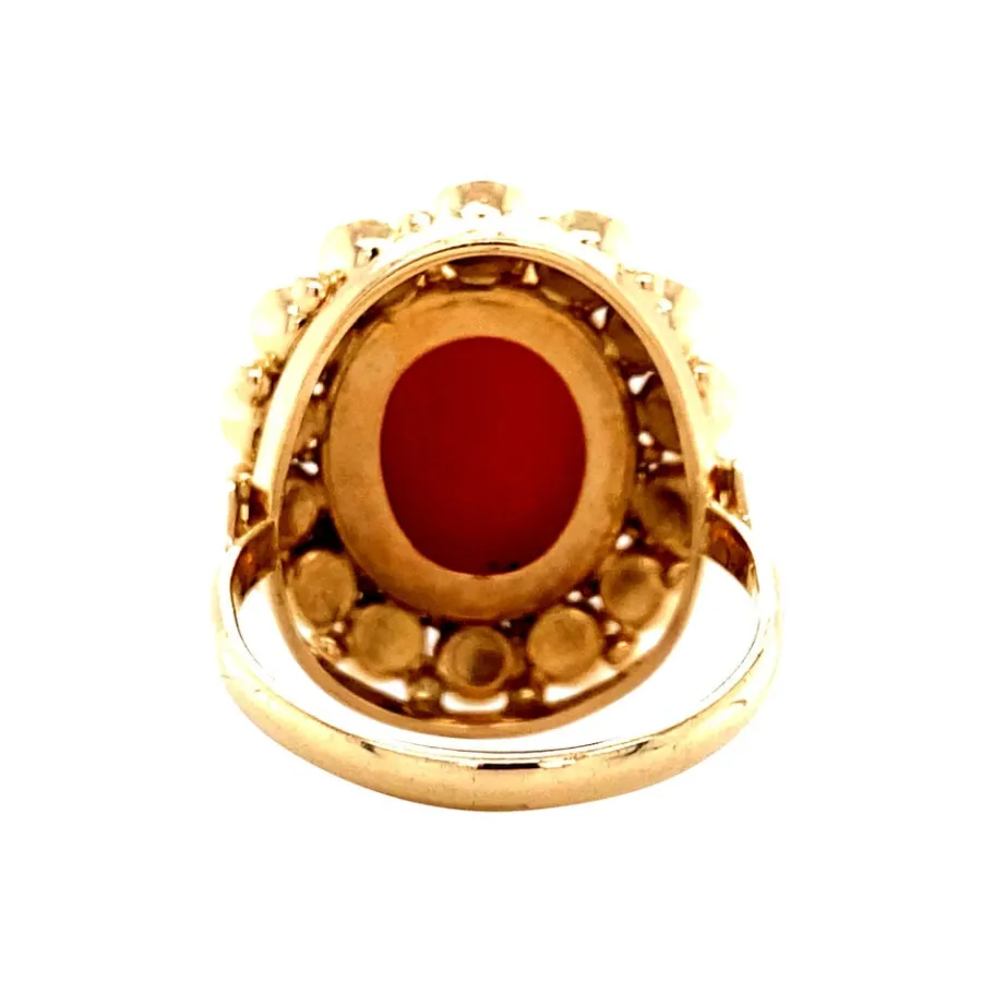 gold_ring_with_blood_cora_4-8.webp Gold ring with blood coral 14 krt>Vintage Jewellery Hot