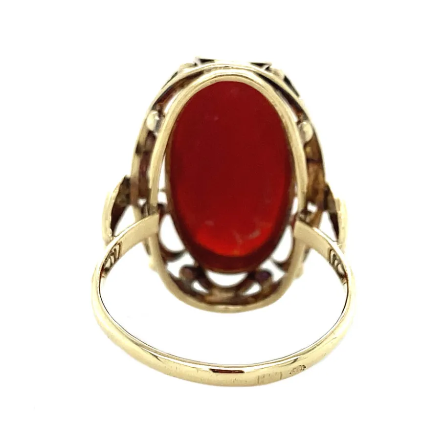 gold_ring_with_carnelian__4-9.webp Gold ring with carnelian 14 krt>Vintage Jewellery Sale