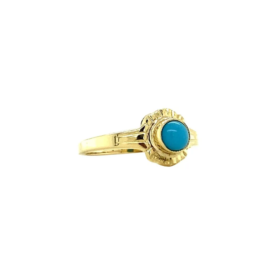 gold_ring_with_chalcedony_2.webp Gold ring with chalcedony 14 krt>Vintage Jewellery Best