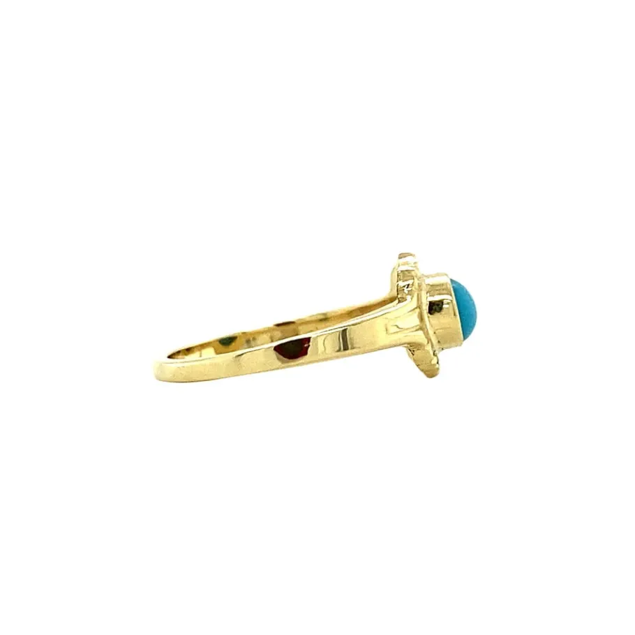 gold_ring_with_chalcedony_3.webp Gold ring with chalcedony 14 krt>Vintage Jewellery Best