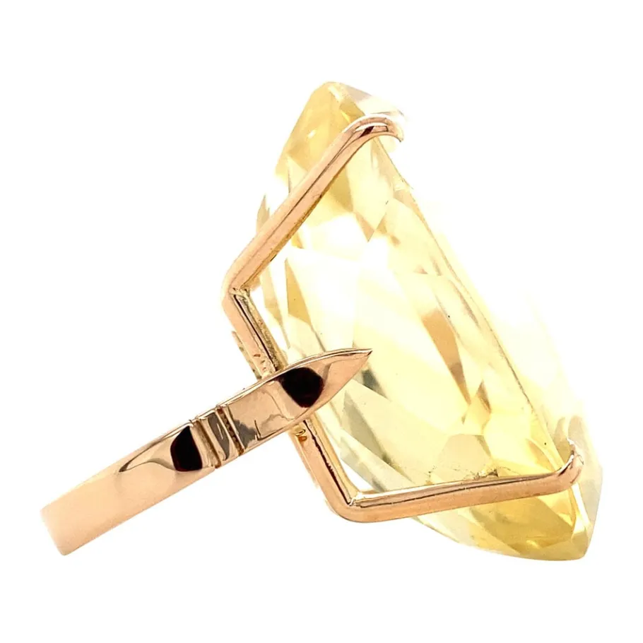 gold_ring_with_citrine__k_3-1.webp Gold ring with citrine 18 krt>Vintage Jewellery Online