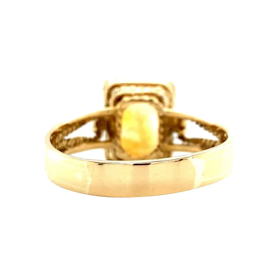 gold_ring_with_citrine__k_4.webp Gold ring with citrine 14 krt>Vintage Jewellery Clearance
