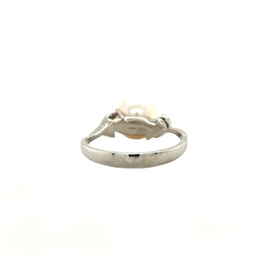 gold_ring_with_diamond_an_4.webp Gold ring with diamond and pearl 18 krt>Vintage Jewellery New