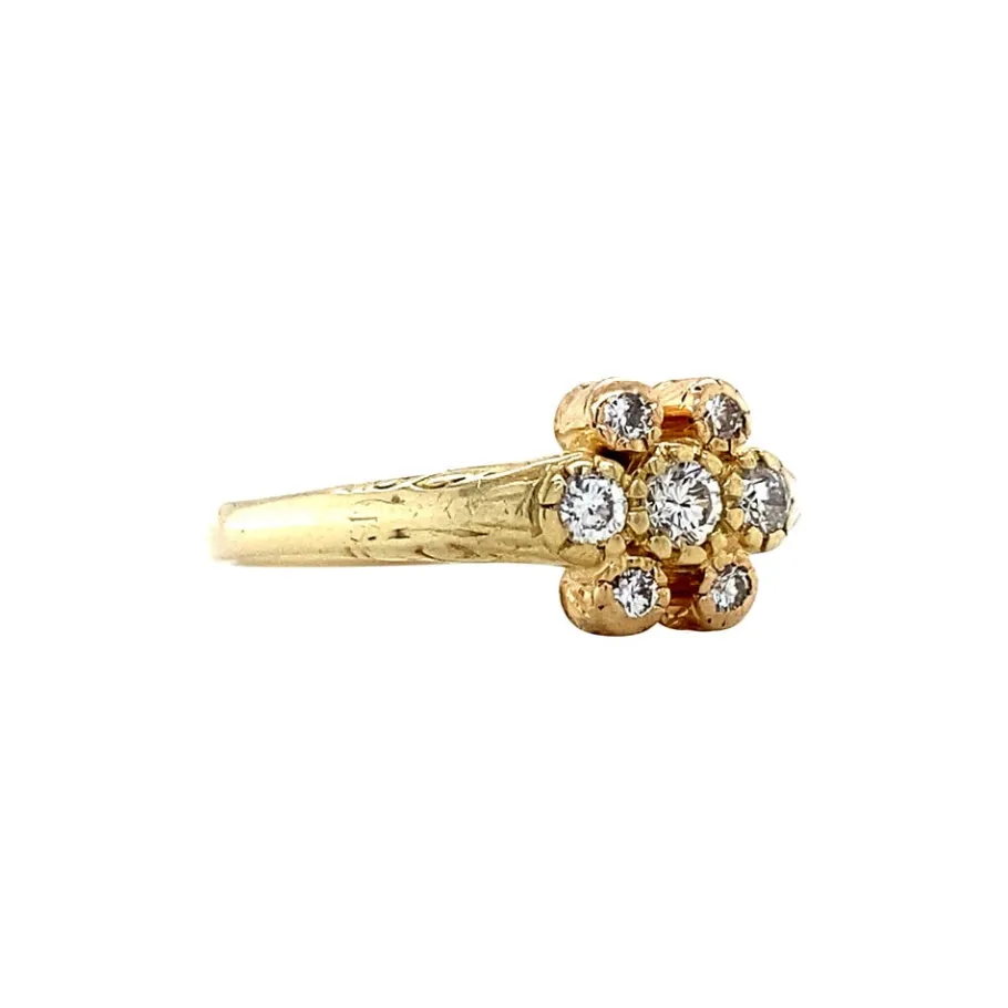 gold_ring_with_diamonds___2-10.webp Gold ring with diamonds 14 krt>Vintage Jewellery Sale