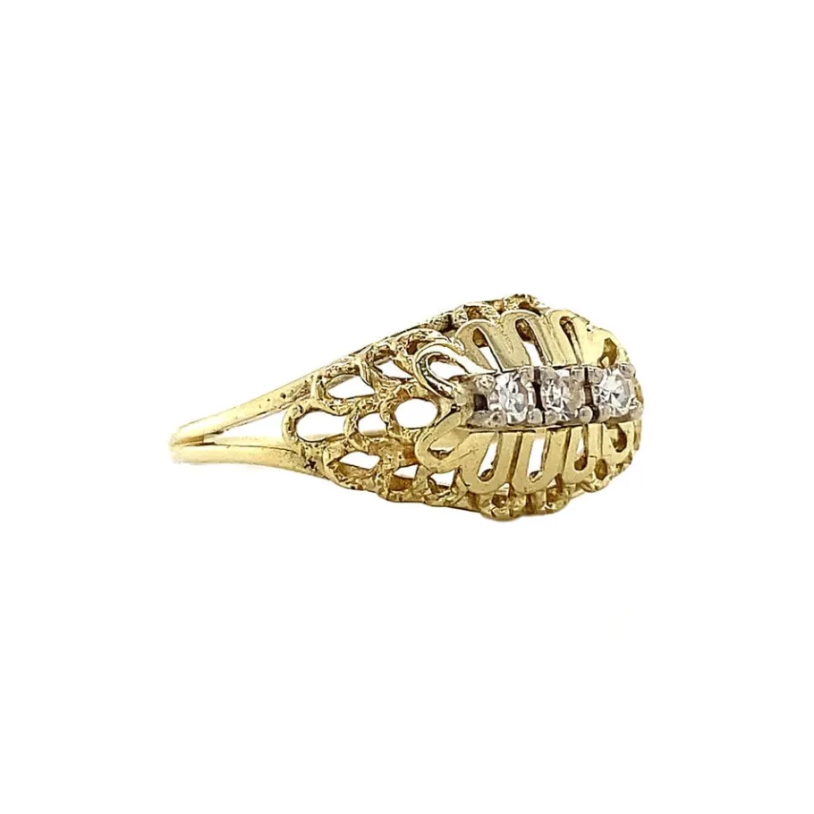 gold_ring_with_diamonds___2-14.webp Gold ring with diamonds 14 krt>Vintage Jewellery Online