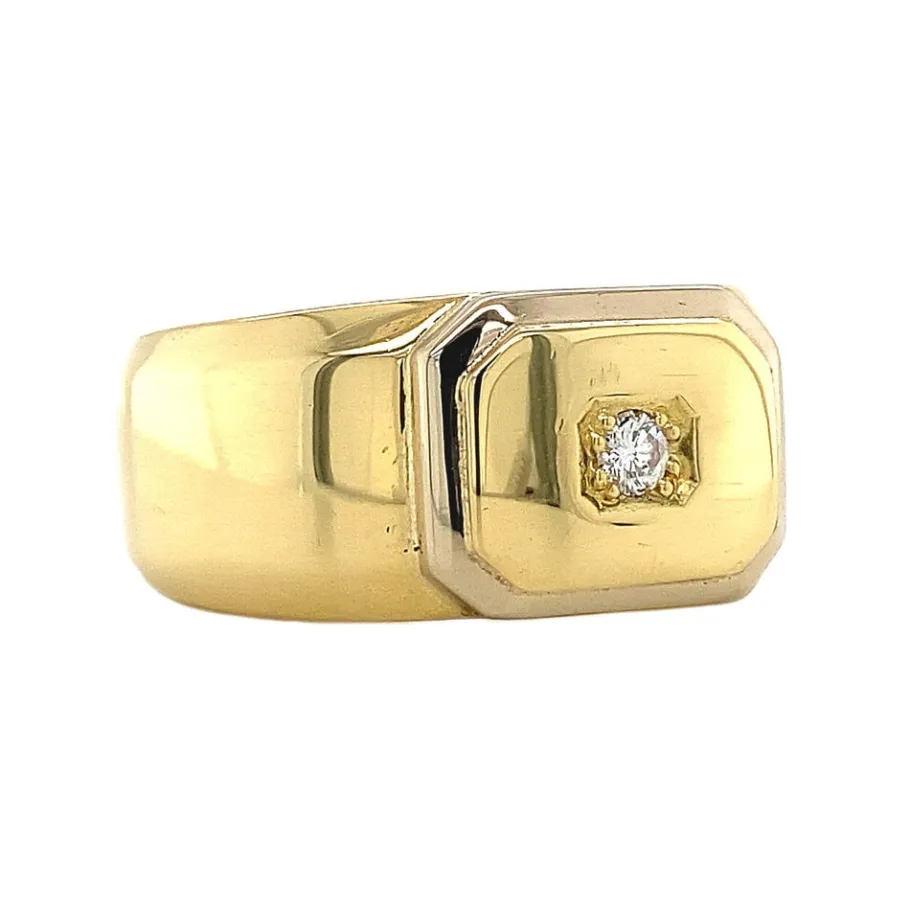 gold_ring_with_diamonds___2-16.webp Gold ring with diamonds 18 krt>Vintage Jewellery Clearance