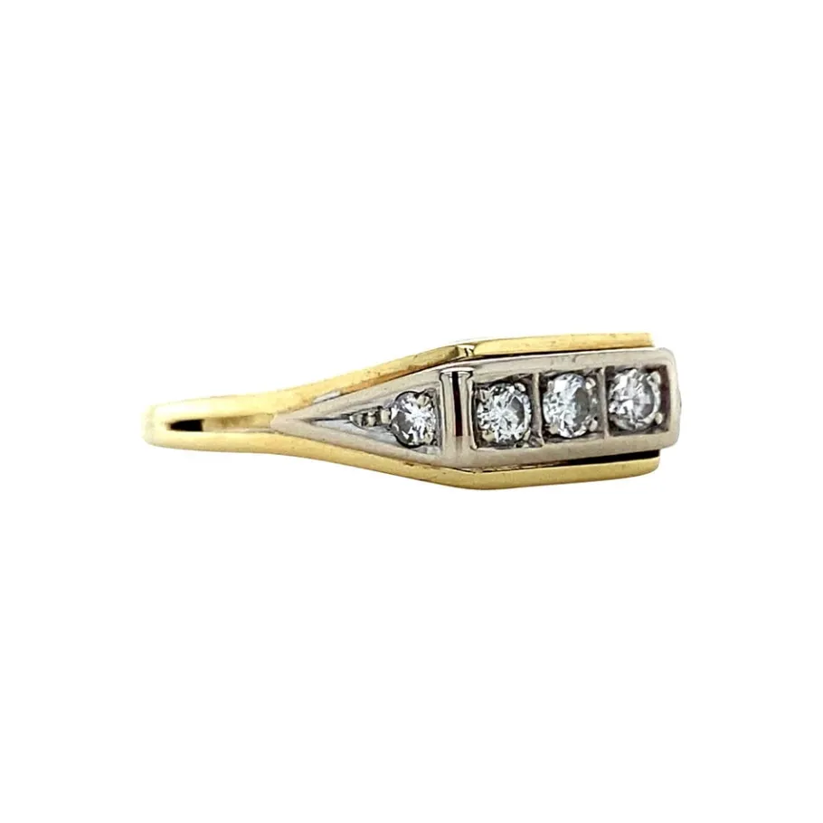 gold_ring_with_diamonds___2-4.webp Gold ring with diamonds 14 krt>Vintage Jewellery Discount