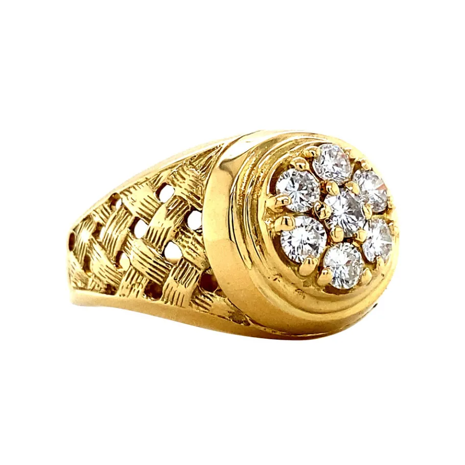 gold_ring_with_diamonds___2-5.webp Gold ring with diamonds 14 krt>Vintage Jewellery Discount