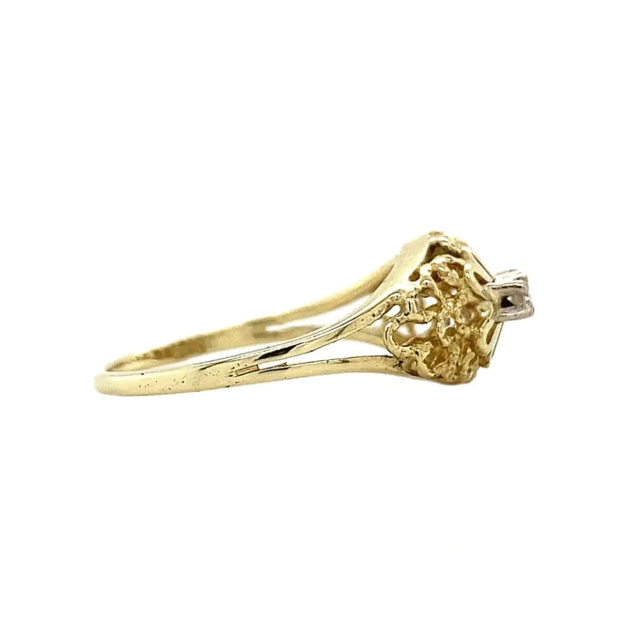 gold_ring_with_diamonds___3-14.webp Gold ring with diamonds 14 krt>Vintage Jewellery Online