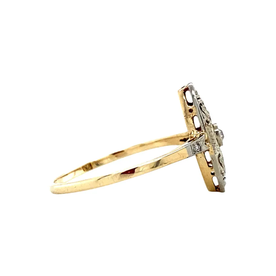 gold_ring_with_diamonds___3-9.webp Gold ring with diamonds 14 krt>Vintage Jewellery Discount