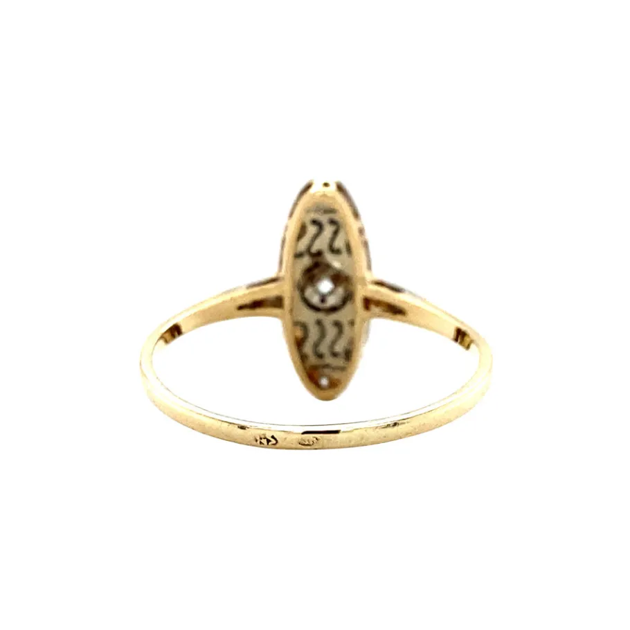 gold_ring_with_diamonds___4-9.webp Gold ring with diamonds 14 krt>Vintage Jewellery Discount