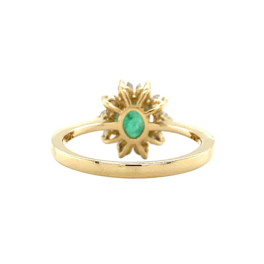 gold_ring_with_emerald_an_4-1.webp Gold ring with emerald and diamonds 14 krt>Vintage Jewellery Hot