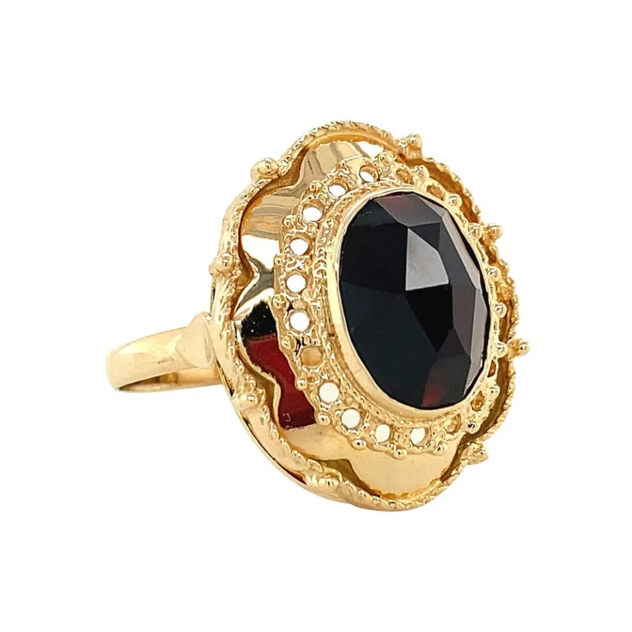 gold_ring_with_garnet__kr_2-4.webp Gold ring with garnet 14 krt>Vintage Jewellery Best