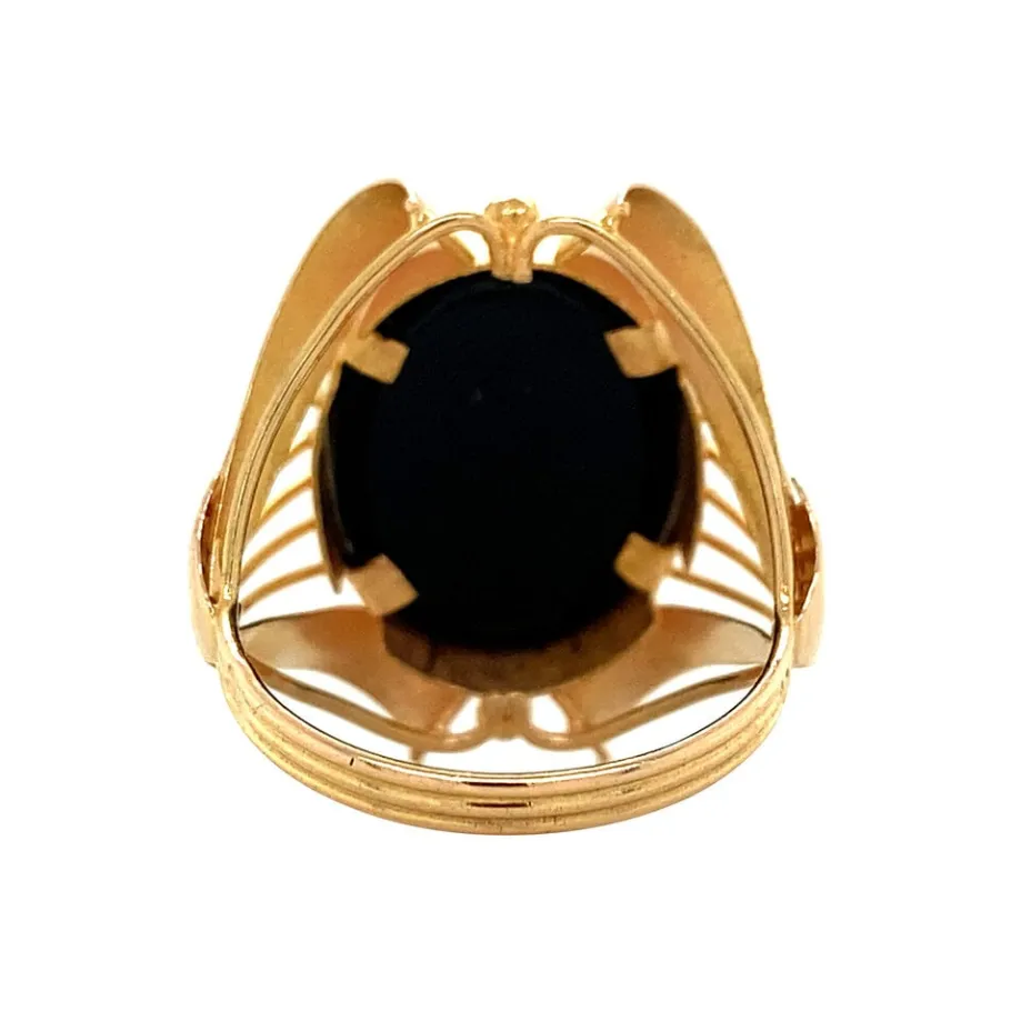 gold_ring_with_glass_came_4.webp Gold ring with glass cameo 18 krt>Vintage Jewellery Best
