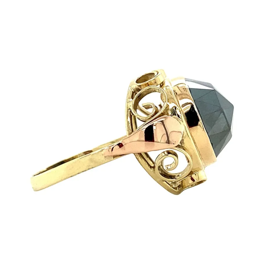 gold_ring_with_hematite___3-3.webp Gold ring with hematite 14 krt>Vintage Jewellery Sale