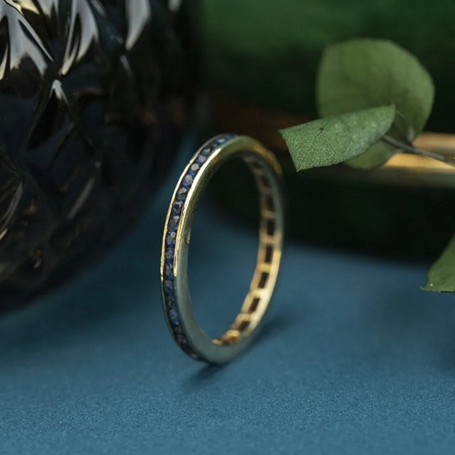 gold_ring_with_natural_sa_1.webp Gold ring with natural sapphire 14 krt>Vintage Jewellery Best