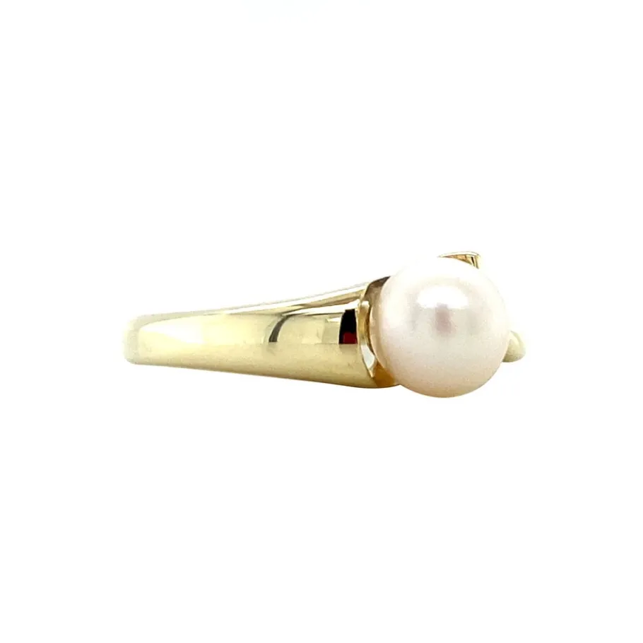 gold_ring_with_pearl__krt_2-4.webp Gold ring with pearl 14 krt>Vintage Jewellery Sale