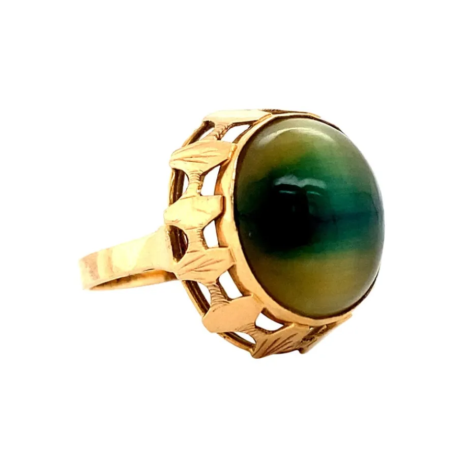 gold_ring_with_quartz__kr_2.webp Gold ring with quartz 18 krt>Vintage Jewellery Best