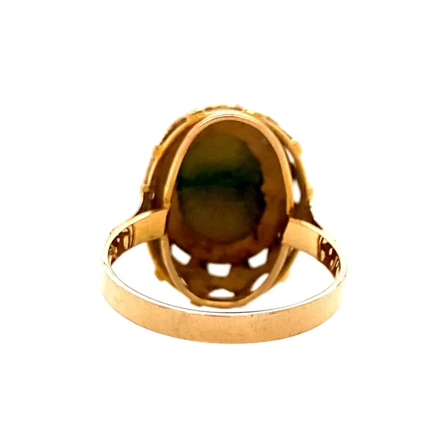 gold_ring_with_quartz__kr_4.webp Gold ring with quartz 18 krt>Vintage Jewellery Best