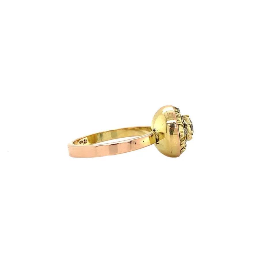 gold_ring_with_rose_diamo_2-5.webp Gold ring with rose diamond 14 krt>Vintage Jewellery Clearance
