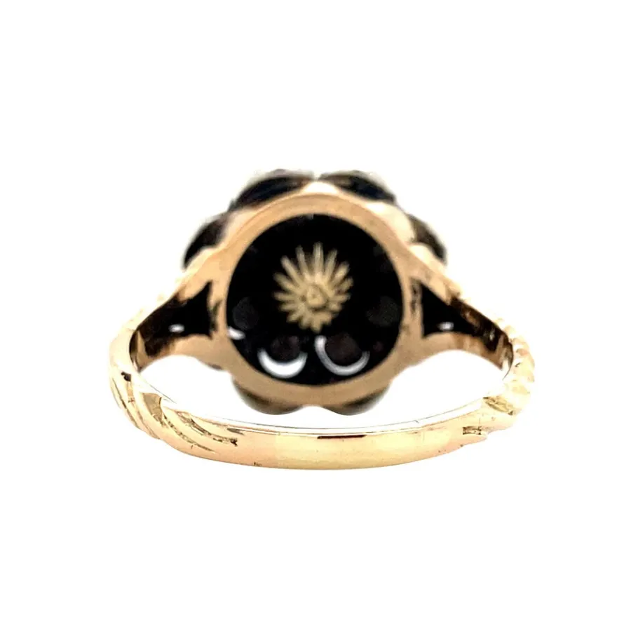 gold_ring_with_rose_diamo_4-1.webp Gold ring with rose diamond 14 krt/925>Vintage Jewellery Online