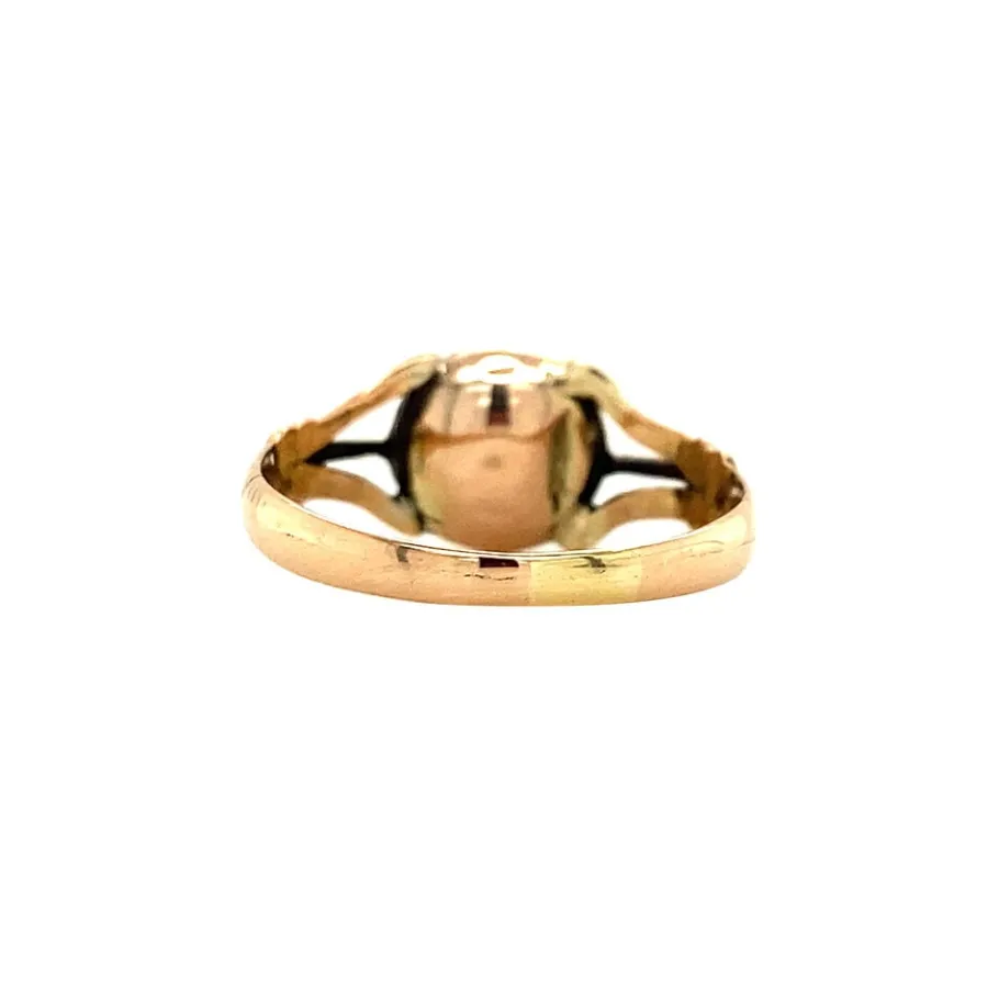 gold_ring_with_rose_diamo_4-2.webp Gold ring with rose diamond 18 krt/835>Vintage Jewellery Fashion