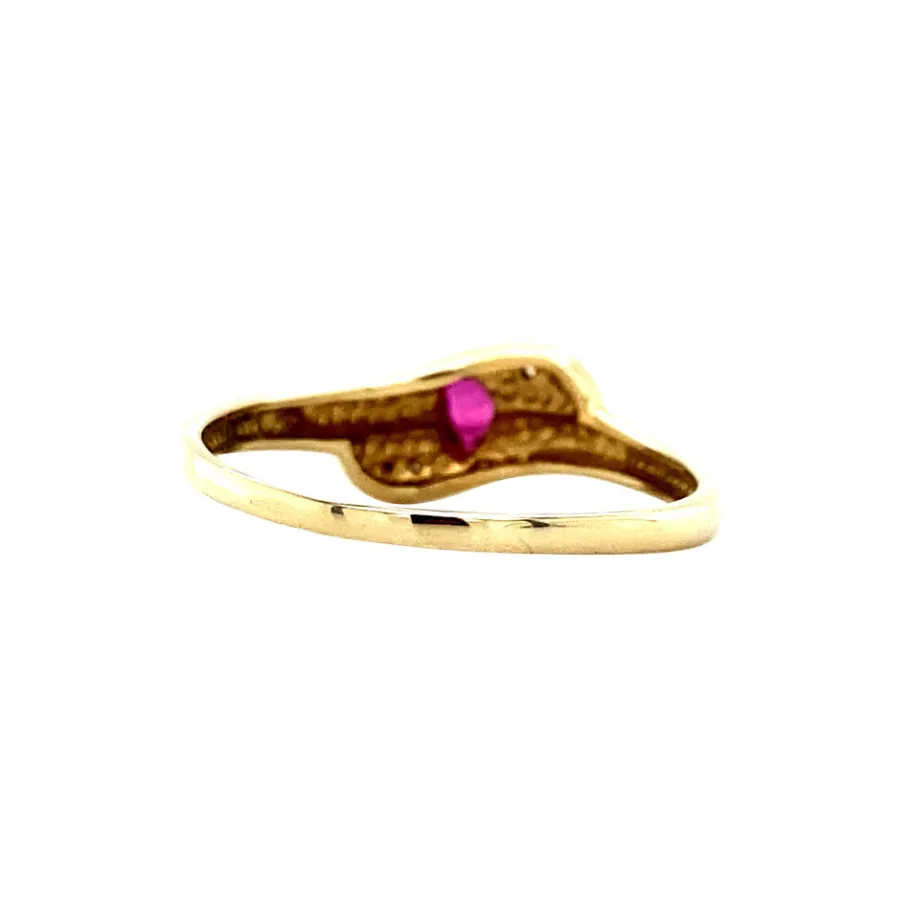 gold_ring_with_ruby_and_d_4.webp Gold ring with ruby and diamond 14 krt>Vintage Jewellery Sale