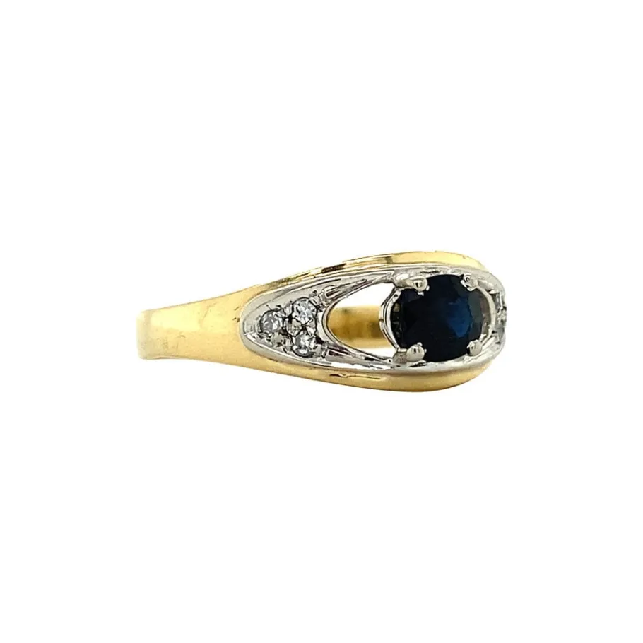 gold_ring_with_sapphire_a_2-10.webp Gold ring with sapphire and diamond 18 krt>Vintage Jewellery Hot