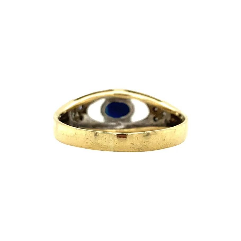 gold_ring_with_sapphire_a_4-10.webp Gold ring with sapphire and diamond 18 krt>Vintage Jewellery Hot