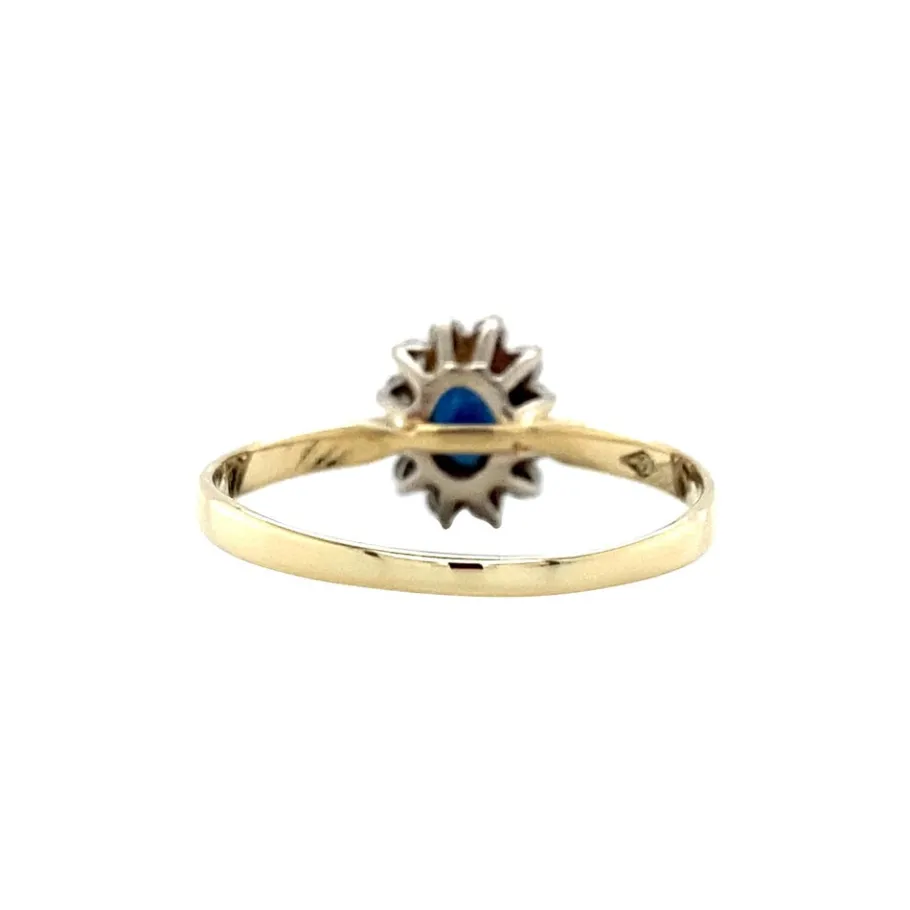 gold_ring_with_sapphire_a_4-13.webp Gold ring with sapphire and diamond 14 krt>Vintage Jewellery Clearance