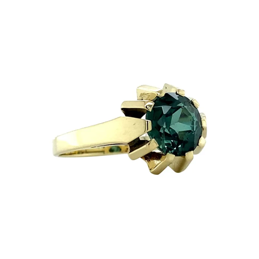 gold_ring_with_spinel__kr_2.webp Gold ring with spinel 14 krt>Vintage Jewellery New