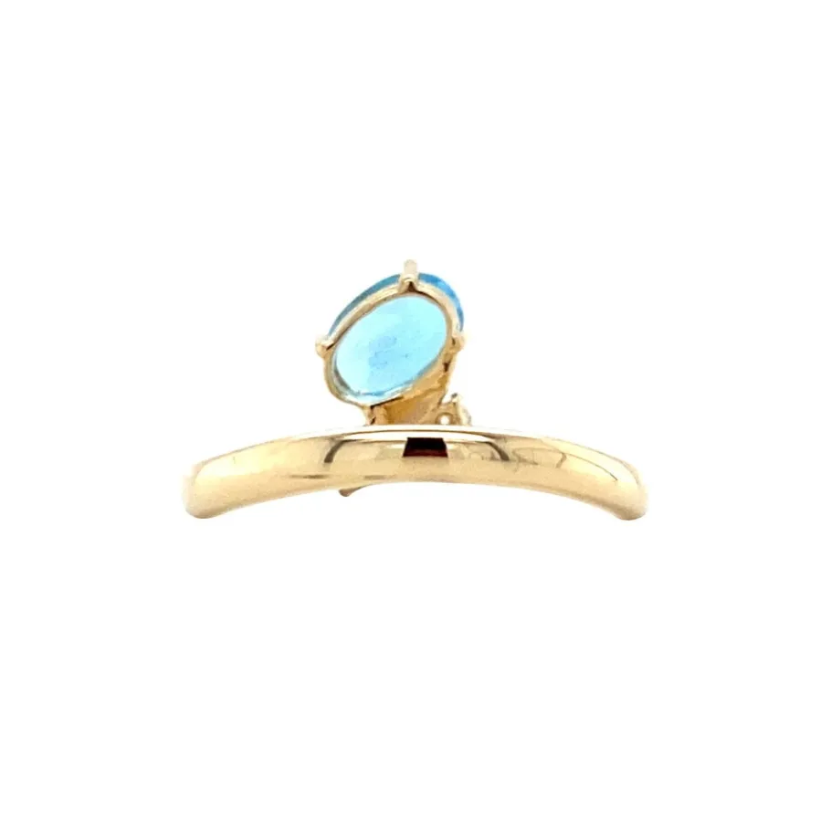 gold_ring_with_topaz_and__4.webp Gold ring with topaz and diamonds 18 krt>Vintage Jewellery Hot