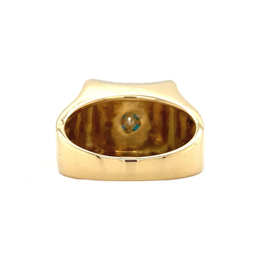 gold_ring_with_turquoise__4-4.webp Gold ring with turquoise 18 krt>Vintage Jewellery Best