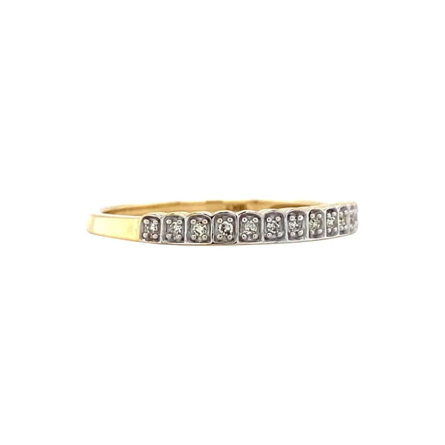 gold_row_ring_with_diamon_2.webp Gold row ring with diamonds 18 krt>Vintage Jewellery Sale