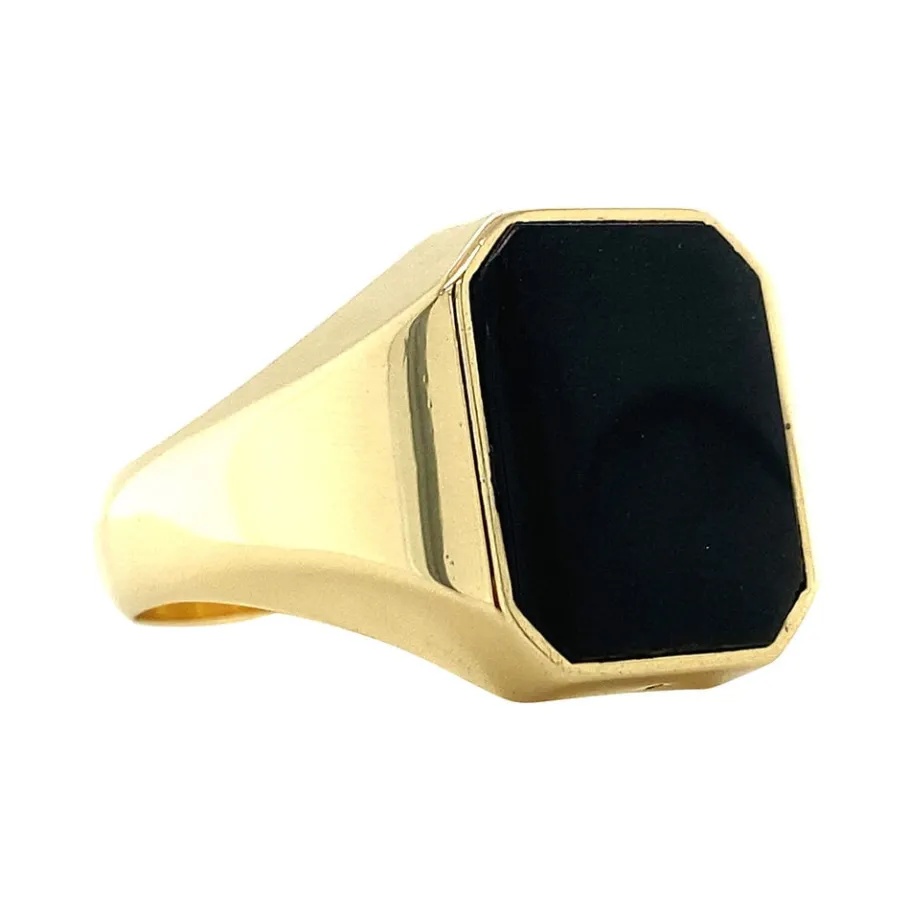 gold_signet_ring_with_ony_2.webp Gold signet ring with onyx 14 krt>Vintage Jewellery Best