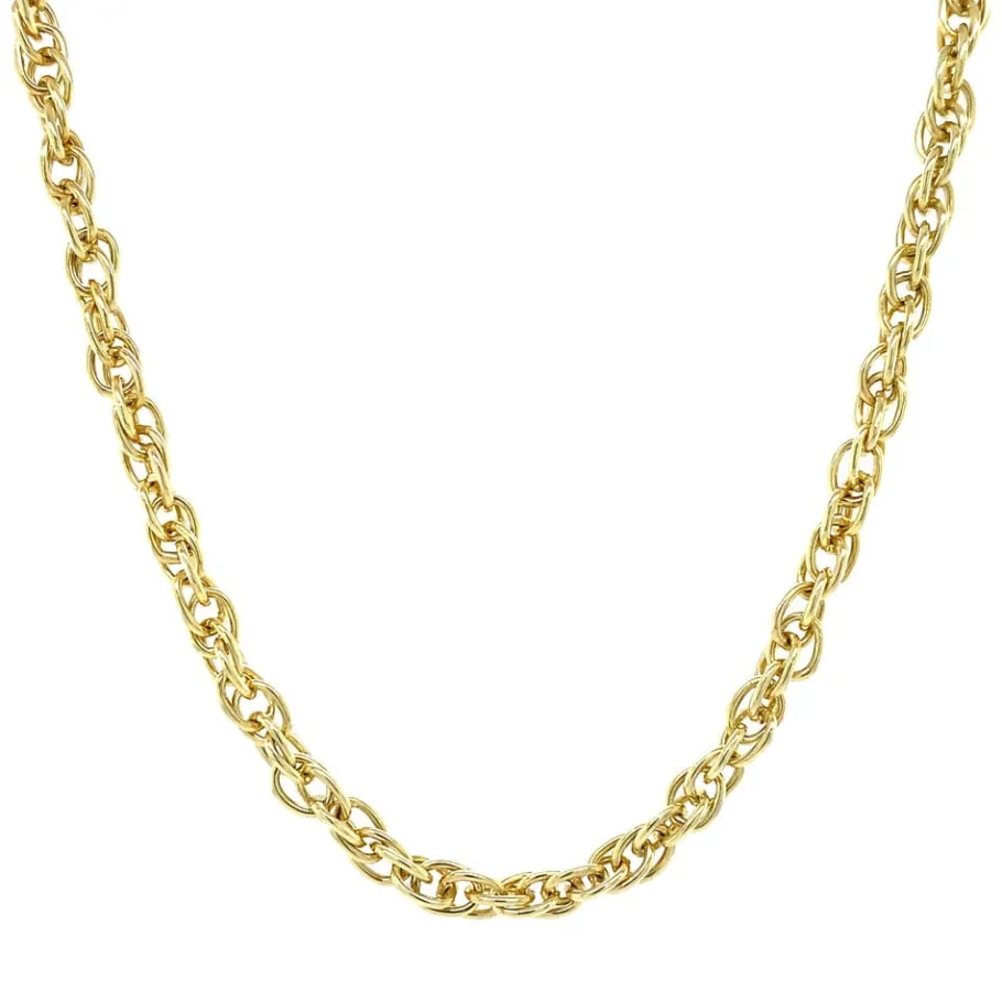Gold singapore necklace 14 krt>Vintage Jewellery Fashion