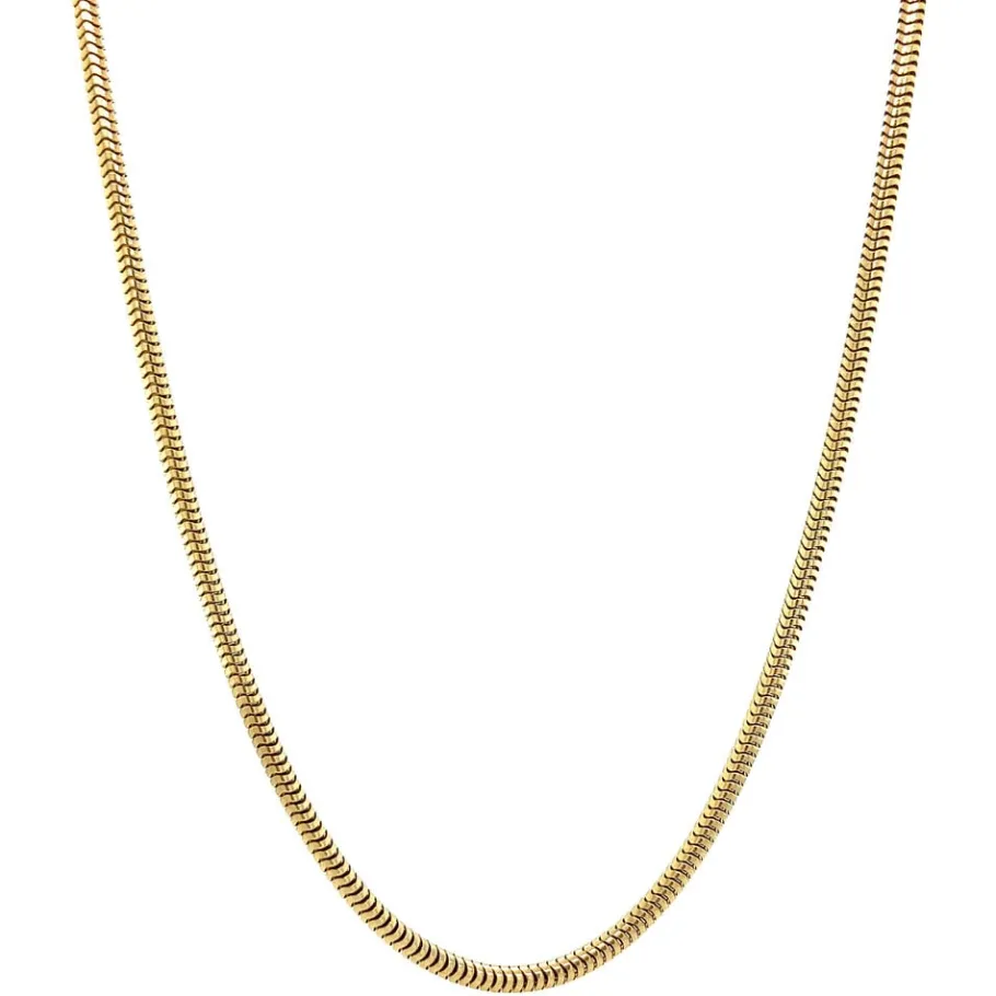 Gold snake necklace 14 krt>Vintage Jewellery Discount