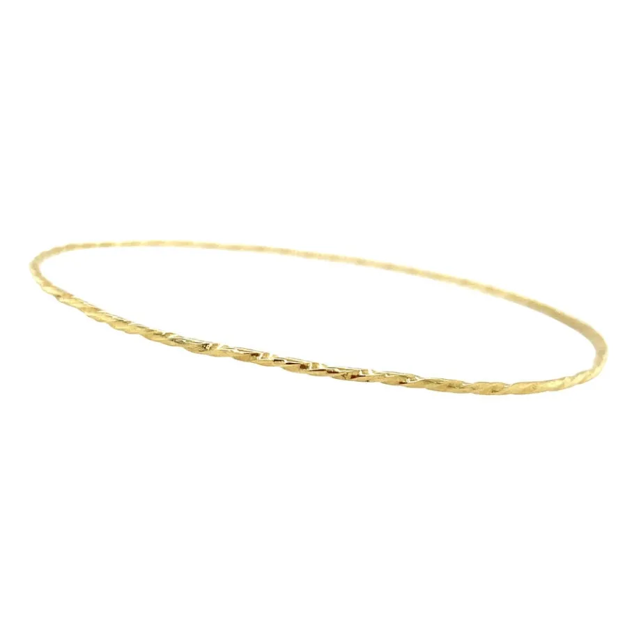 gold_twisted_tinkle_brace_2.webp Gold twisted tinkle bracelet 14 krt>Vintage Jewellery Clearance