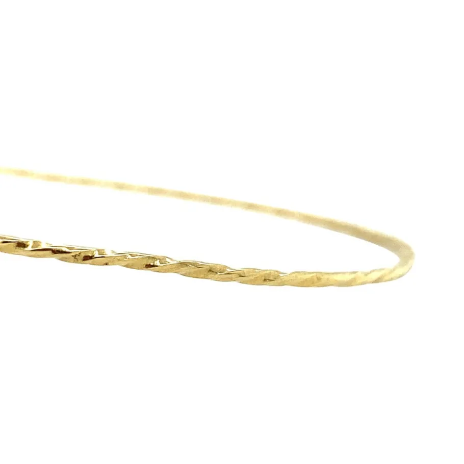 gold_twisted_tinkle_brace_3.webp Gold twisted tinkle bracelet 14 krt>Vintage Jewellery Clearance