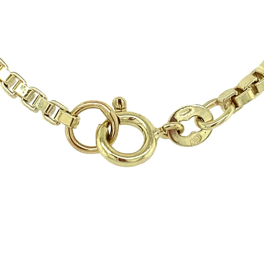 gold_venetian_length_neck_3.webp Gold venetian length necklace 14 krt>Vintage Jewellery Clearance
