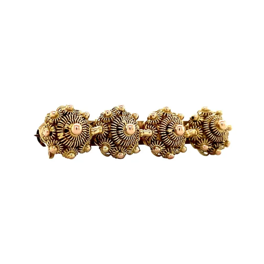 gold_zeeland_button_brooc_2.webp Gold Zeeland button brooch 14 krt>Vintage Jewellery Hot