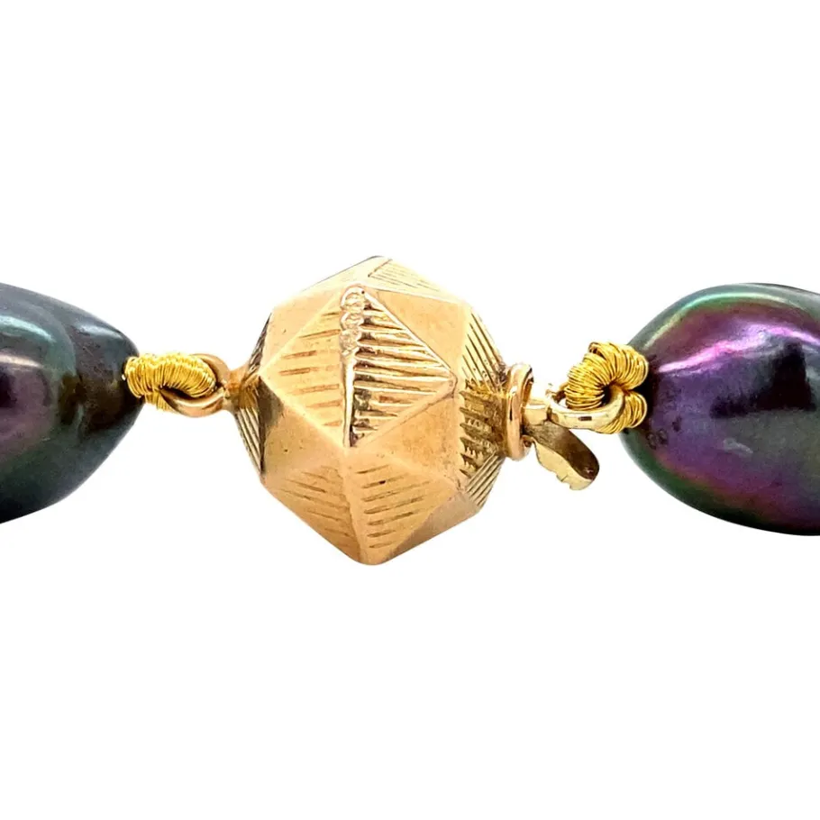 pearl_bracelet_with_gold__4-1.webp Pearl bracelet with gold clasp 14 krt>Vintage Jewellery New