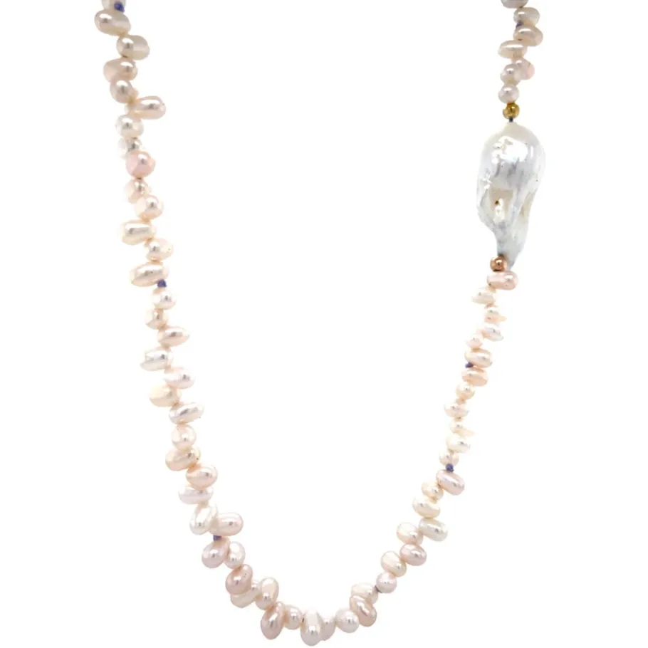 pearl_necklace_with_gold__2-12.webp Pearl necklace with gold clasp 14 krt>Vintage Jewellery Best