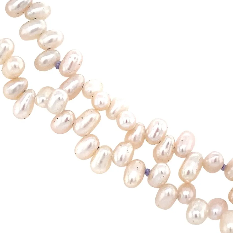 pearl_necklace_with_gold__3-12.webp Pearl necklace with gold clasp 14 krt>Vintage Jewellery Best
